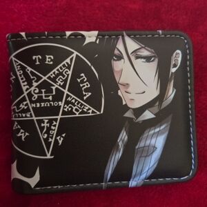 New Black Butler Anime Manga Leather Wallet